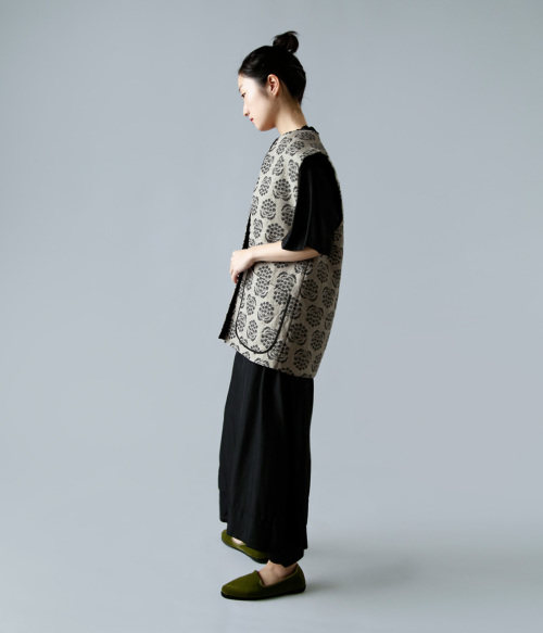 芸能人愛用のおすすめ最新情報 トワヴァーズ TOWAVASE リネン “Josette ベスト ジョゼット 花柄 パンツ