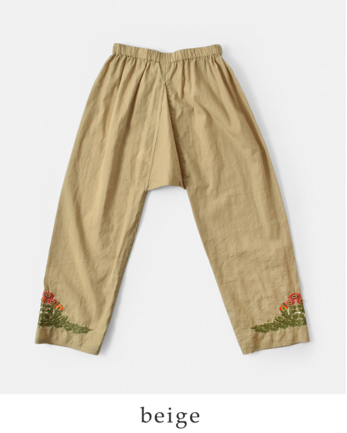 TOWAVASE トワヴァーズ コットン ラミー テーパード パンツ “Francette