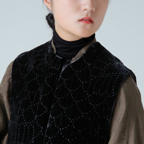 TOWAVASE ベルベット　ベスト TOWAVASE | ベルベットベスト - c a b i n e t O N L I N E S T O R E