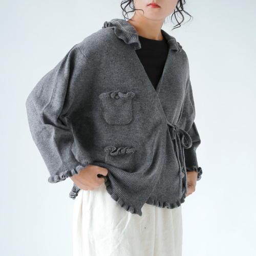 TOWAVASE ニットカーディガン TOWAVASE Pétit dejeuner pécheur cardigan (ivory