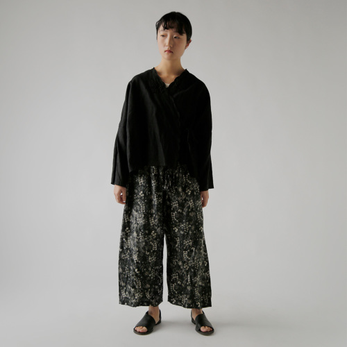 TOWAVASE トワヴァーズ シルク タッセル付き イージーパンツ “Mathilde