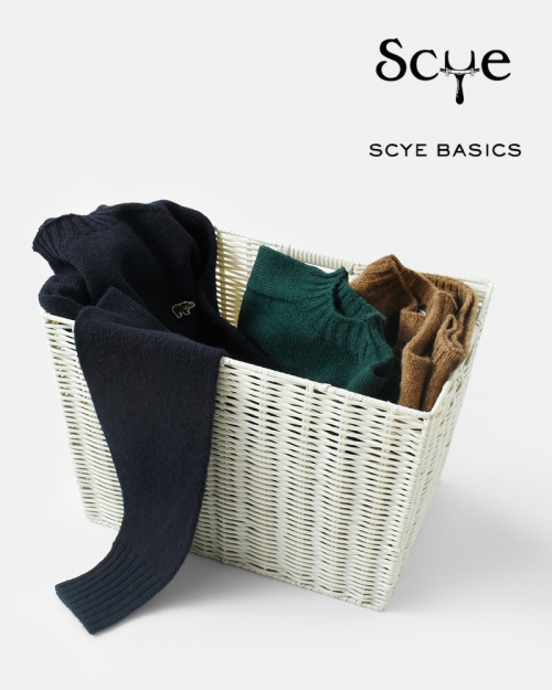 SCYE BASICS ブラック クルーネックセーター 40 5124-13600-04.jpg
