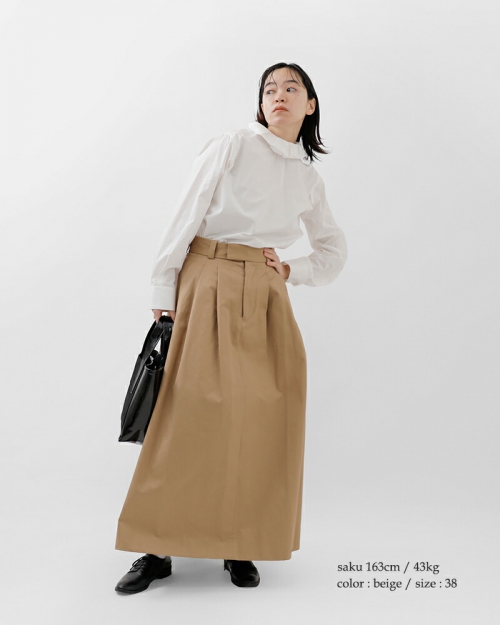 SCYE BASICS サイベーシックス サンホアキン コットン ミディ スカート