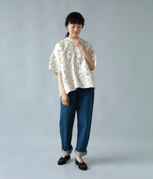オールドマンズテーラー DOTS PULL OVER SHIRT R & D.M.Co- オールドマンズテーラー コットン ボタニカル