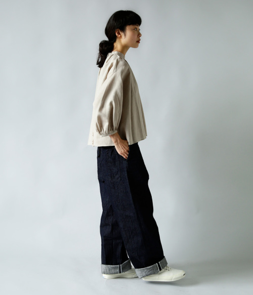 R & D.M.Co- オールドマンズテーラー リネンフラワースカラップ