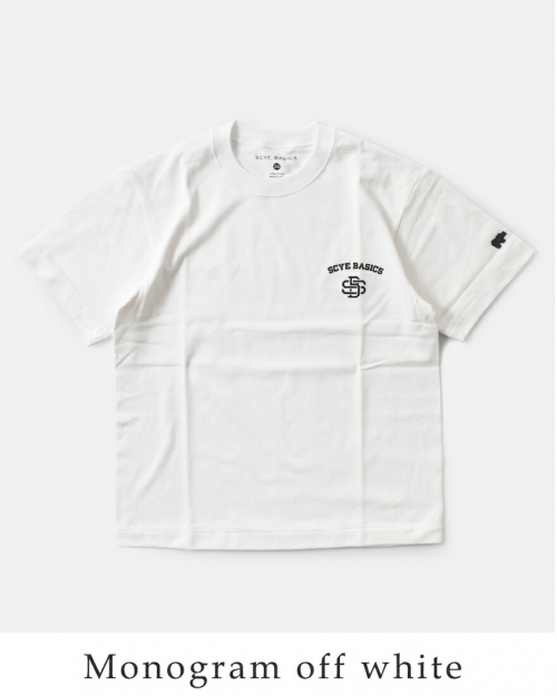 美品　scye ロゴTシャツ　サイズ34 40%OFF】SCYE BASICS サイベーシックス コットン ロゴ Tシャツ