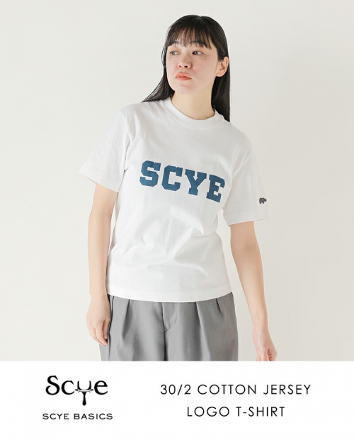 SCYE BASICS サイベーシックス ロゴ Tシャツ “30/2 Cotton