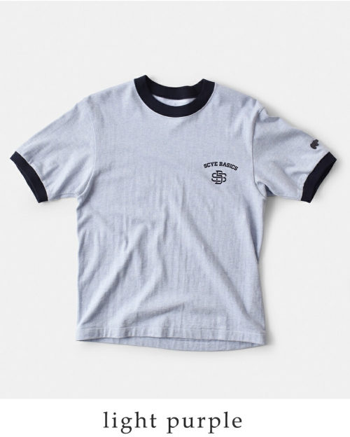 SCYE BASICS サイベーシックス プリント リンガー Tシャツ “30/2