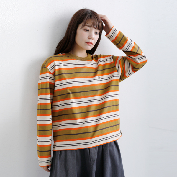 [2026aw サイベーシックス マルチストライプ コットン 長袖 シャツ