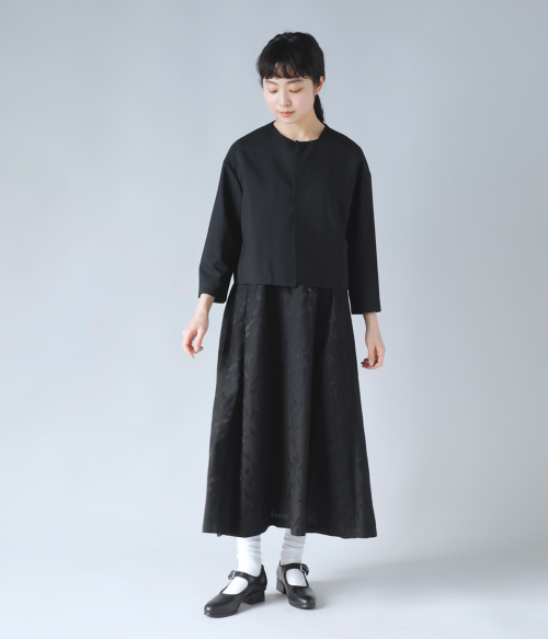 R & D.M.Co- オールドマンズテーラー ウール ボレロ ジャケット R & D.M.Co- オールドマンズテーラー ウール ボレロ ジャケット