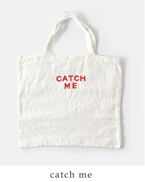 R & D.M.Co- オールドマンズテーラー リネン トートバッグ “CATCH ME