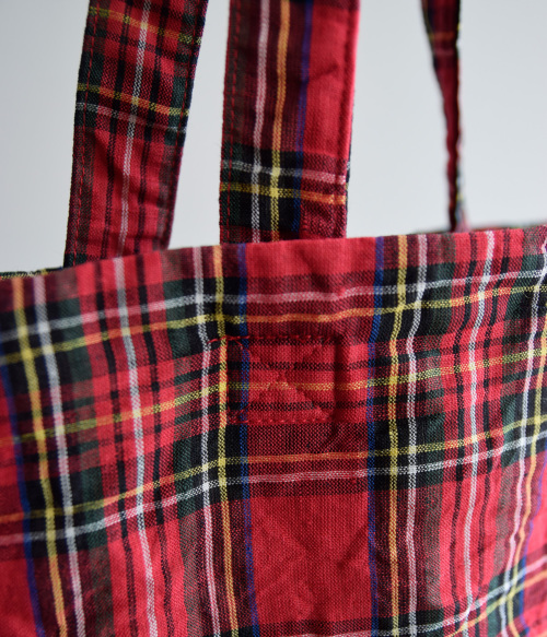 8/31迄の出品！オールドマンズテーラー　タータンチェックボストンバック 8/31迄の出品！オールドマンズテーラー タータンチェック