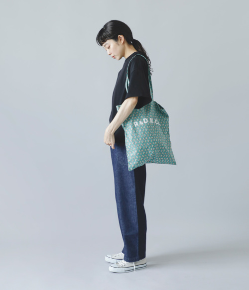 キャピタル　大きなトートbag R & D.M.Co- オールドマンズテーラー コットン スモーキー