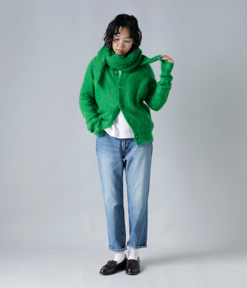 R&M Co.オールドマンズテーラー圧縮ニットカーディガン R&D.M.Co-/OLDMAN'S TAILOR オールドマンズテーラー PILE KNIT