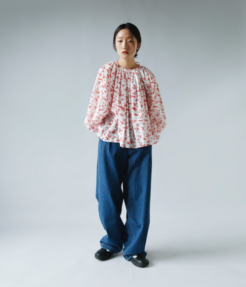 R & D.M.Co- オールドマンズテーラー コットン ガーデン ギャザー スモック “GARDEN GATHER SMOCK” 6766 |  iroma..aranciato