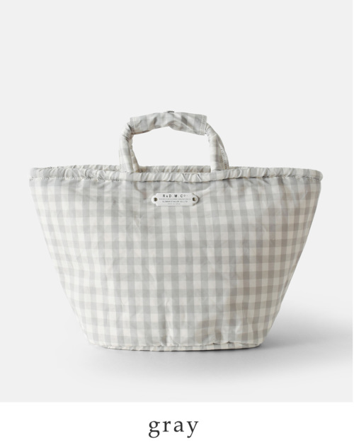 R & D.M.Co- オールドマンズテーラー ギンガムチェック マルシェ バッグ S “GINGHAM CHECK MARCHE BAG” 6797  | iroma..aranciato