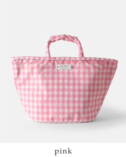 R & D.M.Co- オールドマンズテーラー ギンガムチェック マルシェ バッグ S “GINGHAM CHECK MARCHE BAG” 6797  | iroma..aranciato