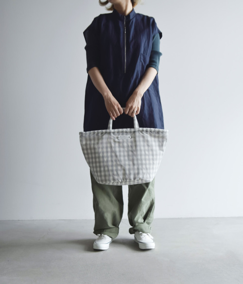 R & D.M.Co- オールドマンズテーラー ギンガムチェック マルシェ バッグ S “GINGHAM CHECK MARCHE BAG” 6797  | iroma..aranciato