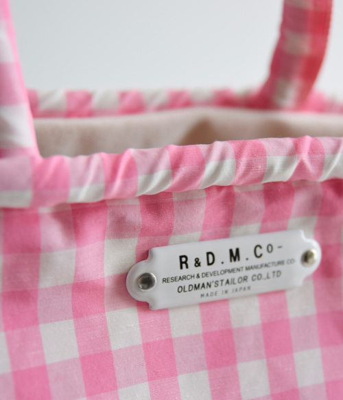 R & D.M.Co- オールドマンズテーラー ギンガムチェック マルシェ バッグ S “GINGHAM CHECK MARCHE BAG” 6797  | iroma..aranciato