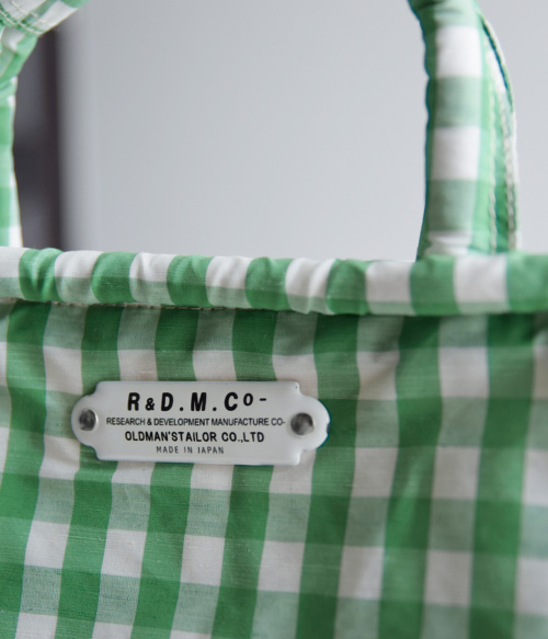 R & D.M.Co- オールドマンズテーラー ギンガムチェック マルシェ バッグ S “GINGHAM CHECK MARCHE BAG” 6797  | iroma..aranciato