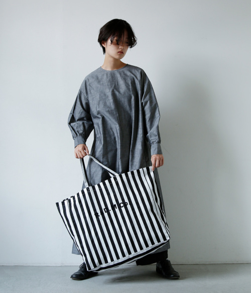 R & D.M.Co- オールドマンズテーラー コットンリネン デッキチェア ストライプ トートバッグ “DECK CHAIR STRIPE TOTE  BAG” 6872 | iroma..aranciato