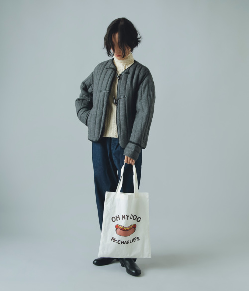 R & D.M.Co- オールドマンズテーラー コットン トートバッグ “OH MY