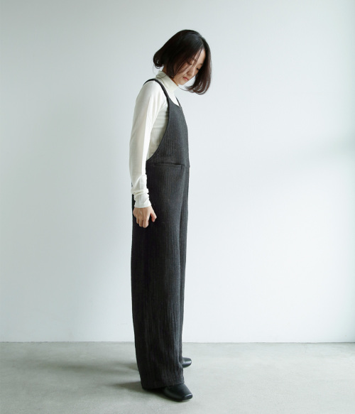 【未使用】オールドマンズテーラー　圧縮ニットサロペット　サイズF 50%OFF】 R & D.M.Co- オールドマンズテーラー ウール ダブルフェイス