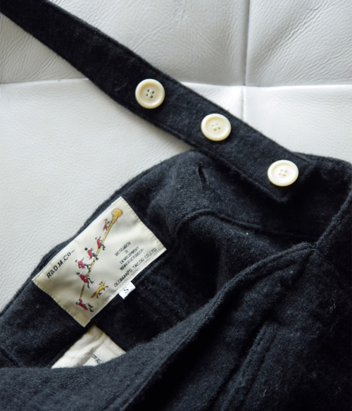 R & D.M.Co- オールドマンズテーラー ウール ダブルフェイス