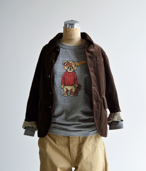 R & D.M.Co- オールドマンズテーラー ブラウン ベアーズ ベルベット