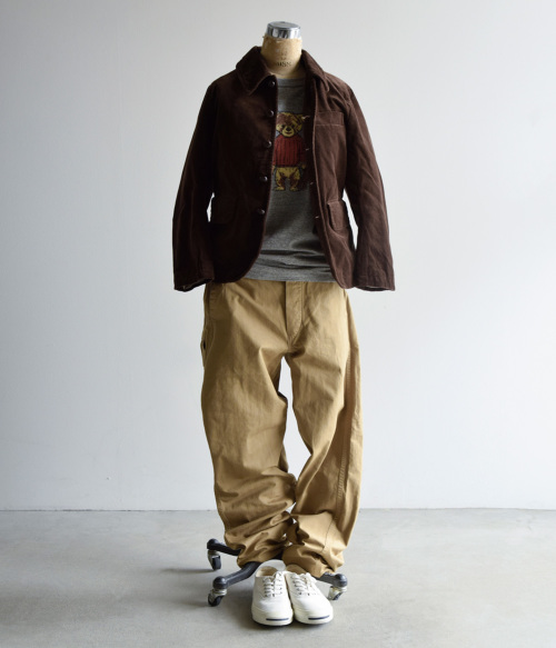 R & D.M.Co- オールドマンズテーラー ブラウン ベアーズ ベルベット