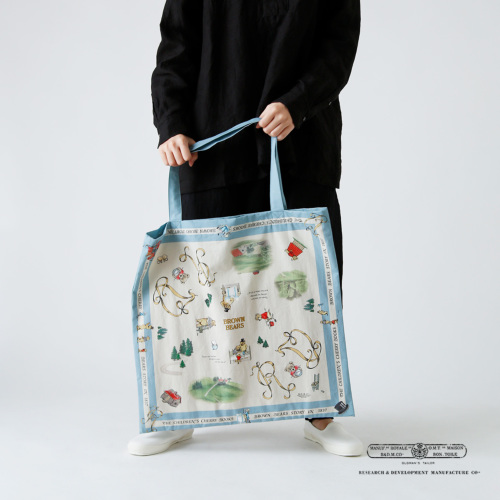 R&D.M.Co- / OLDMAN'S TAILOR BROWN BEARS TOTE BAG（S