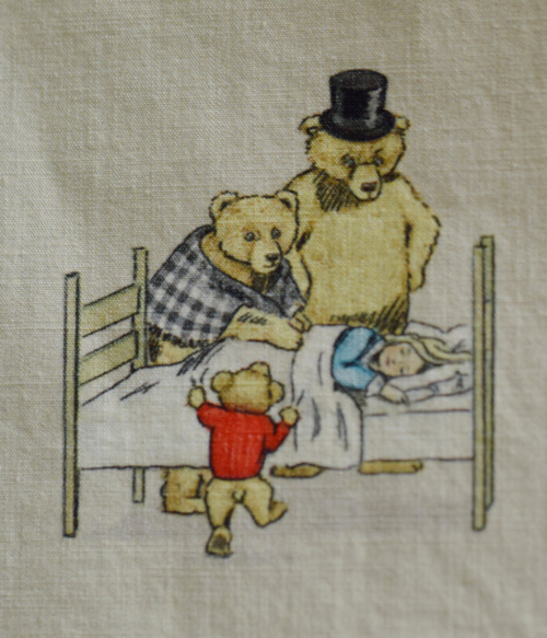 オールドマンズテーラー BROWN BEARS リネン トートバッグ クマ R&D.M.Co- オールドマンズテーラー : BROWN BEARS TOTE BAG