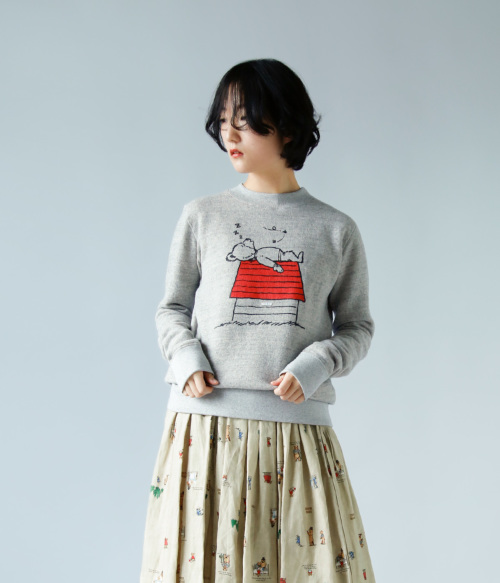 R & D.M.Co- オールドマンズテーラー 裏起毛 プリント スウェット