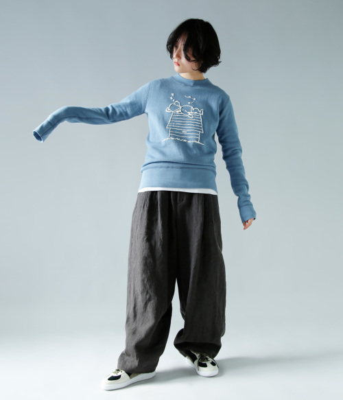 R & D.M.Co- オールドマンズテーラー 裏起毛 プリント スウェット