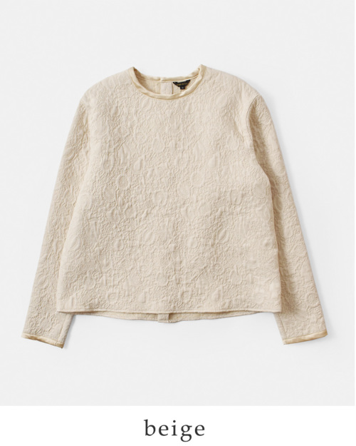 WOMEN】バックボタン ストライプブラウス / J.PRESS YORK STREET