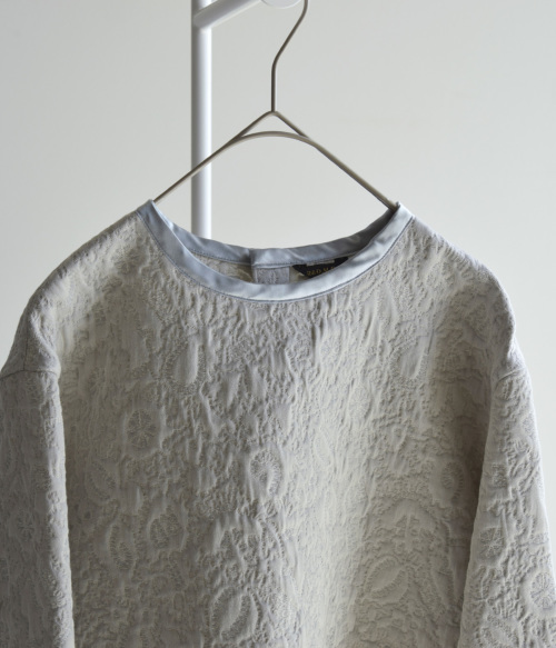 ブラックホワイト Lico.mam様 Y's for men x MASSES OPEN COLLAR SHIRT / MA ALL OVER PIGMENT