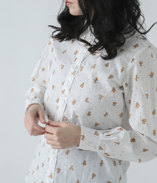 【新品】R&D.M.Co- オールドマンズテーラー テディベアプリント　バンダナ touslesjours_yukari | オールドマンズテーラーから新柄の