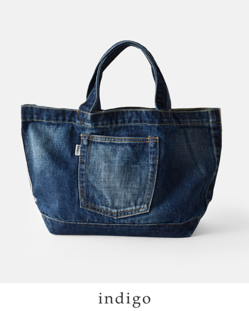 【GENTLEWOMEN】★2色★ DENIM TOTE BAG デニムトートバッグ R & D.M.Co- オールドマンズテーラー コットン デニム トート