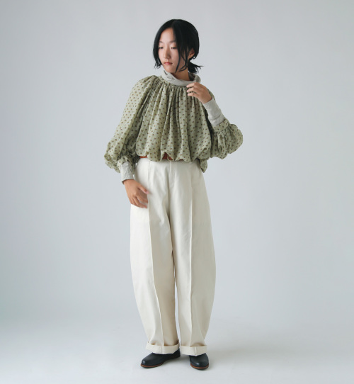 R&D.M.Co- アールアンドディーエムコー VIOLET GATHER SMOCK NO.7403 R&D.M.Co-[アールアンドディーエムコー]VIOLET GATHER SMOCK NO