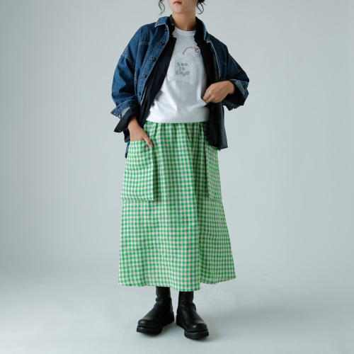 R & D.M.Co- オールドマンズテーラー リネン ギンガムチェック