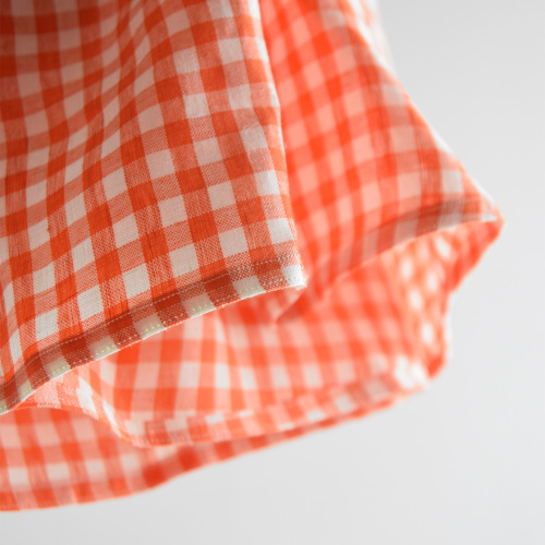 R & D.M.Co- オールドマンズテーラー リネン ギンガムチェック