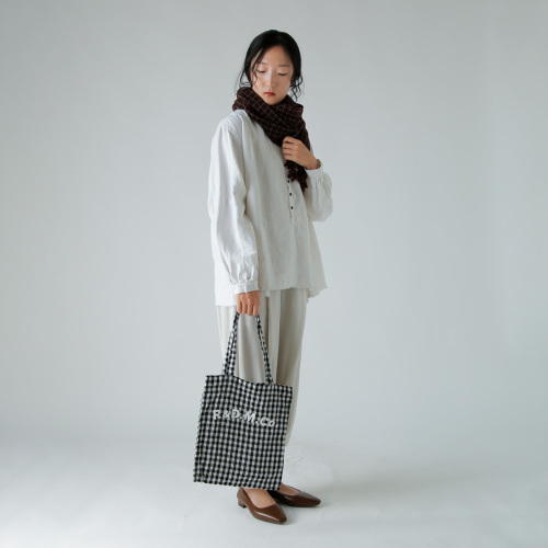 R & D.M.Co- オールドマンズテーラー リネン ギンガムチェック