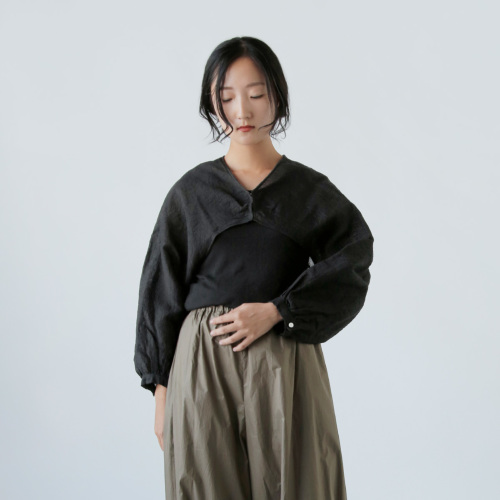 R & D.M.Co- オールドマンズテーラー シェーディング チェック ボレロ