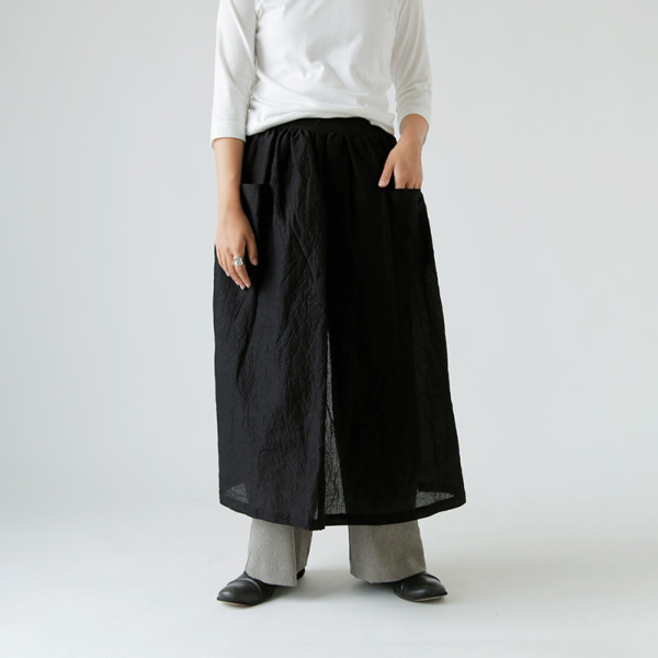 R & D.M.Co- シェーディング チェック サロン エプロン SHADING CHECK SALON APRON