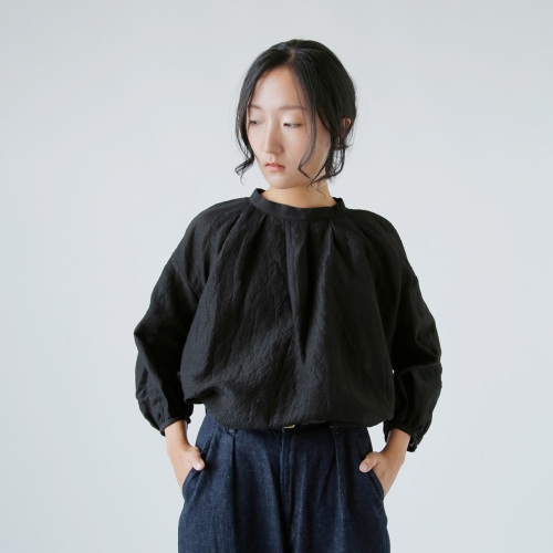 エンフォルド SOMELOS Tuck ブラウス　タック　黒　M SALE エンフォルド SOMELOS Tuck ブラウス タック 黒 M