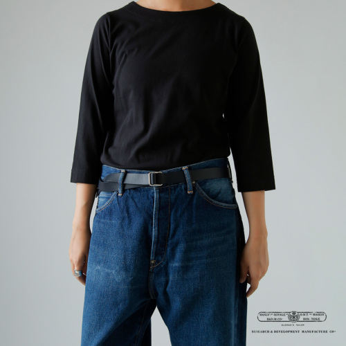 R & D.M.Co- オールドマンズテーラー カウレザー ダブルバックル