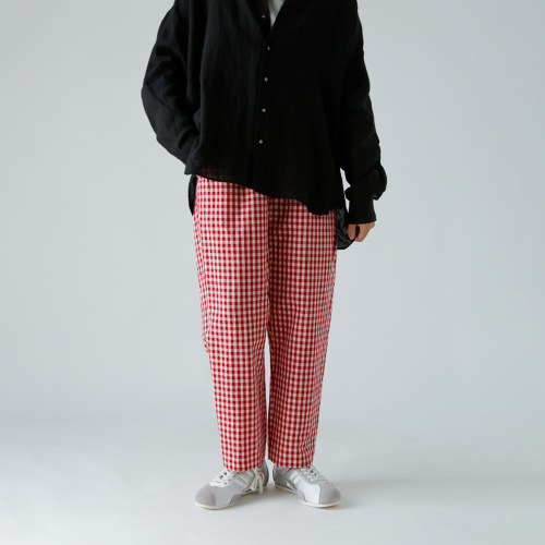 【XL】m&m パンツ R & D.M.Co- オールドマンズテーラー ギンガムチェック サルエル