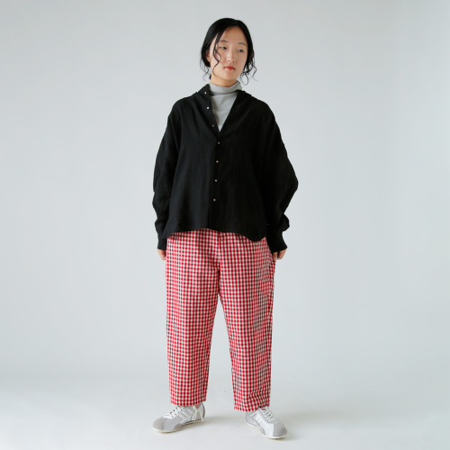 R & D.M.Co- オールドマンズテーラー ギンガムチェック サルエル