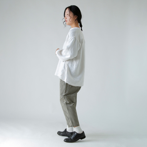 R & D.M.Co- オールドマンズテーラー ギンガムチェック サルエル