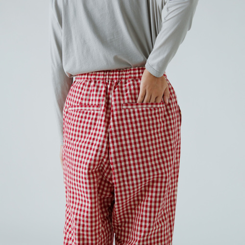 R & D.M.Co- オールドマンズテーラー ギンガムチェック サルエル